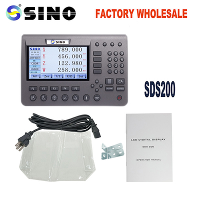 SDS200 SINO डिजिटल रीडआउट सिस्टम 4 एक्सिस DRO मापने की मशीन मिल लेथ Edm TTL के लिए