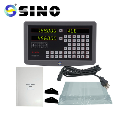 SDS6-2V दो अक्ष SINO डिजिटल रीडआउट सिस्टम DRO फ्रिलिंग लेथ के लिए 50-60HZ