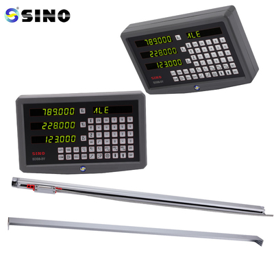 लेथ SINO KA600-2100mm डिजिटल रीडआउट एन्कोडर 1μm रैखिक पैमाने DRO 2/3 अक्ष