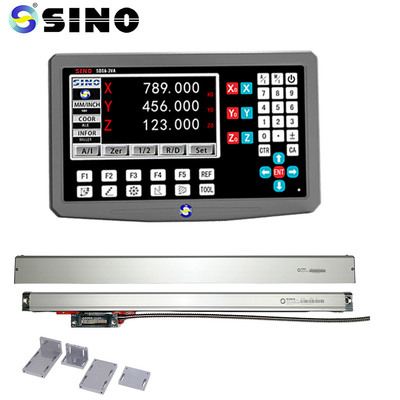 पूर्ण सेट SINO 3 Axis Dro डिजिटल रीडआउट मेटल केस KA-300 रैखिक ग्लास स्केल फॉर लेथ फ्रिलिंग मशीन