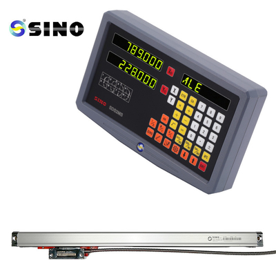 SINO SDS2MS डिजिटल रीडआउट 2 अक्ष ऑप्टिकल विथ एंगल लाइनर एन्कोडर लंबाई 7-102 सेमी फ्रिलिंग मशीन के लिए