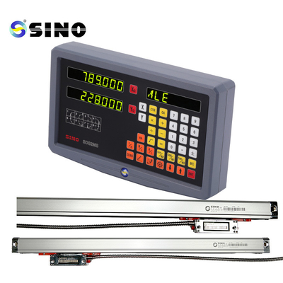 SINO SDS 2MS डिजिटल रीडिंग 2 एक्सिस विथ लाइनर मैग्नेटिक स्केल ड्रॉ किट फॉर फ्रिलिंग मशीन