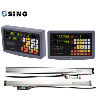 SINO 2 Axis Dro एलसीडी स्क्रीन SDS2MS डिजिटल रीडआउट 2 Axis For Milling Machines पीसने की मशीन