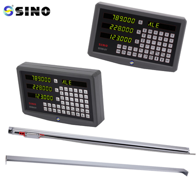 3 अक्ष डिजिटल रीडआउट DRO फ्रिलिंग लेथ मशीन के लिए रैखिक तराजू SINO KA600-1600mm