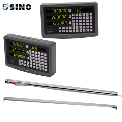 लेथ SINO KA600-2100mm डिजिटल रीडआउट एन्कोडर 1μm रैखिक पैमाने DRO 2/3 अक्ष