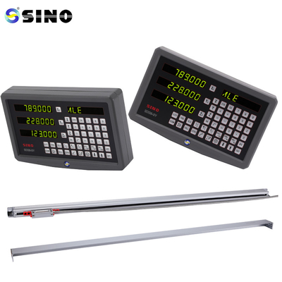 SINO KA600-1300 मिमी SDS6-3V 2/3 अक्ष 5um डिजिटल रीडआउट रैखिक पैमाने के साथ