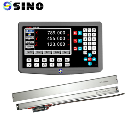 SINO SDS6-3VA DRO 3 अक्ष डिजिटल रीडआउट सिस्टम Dro उच्च परिशुद्धता ऑप्टिकल डिजिटल रैखिक पैमाने