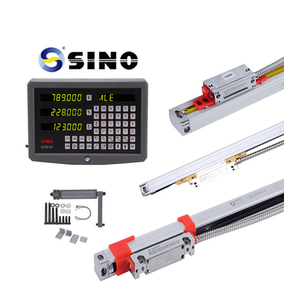 SINO SDS6-3V डिजिटल रीडआउट DRO 3 एक्सिस के साथ एलईडी स्क्रीन के साथ मिलिंग लेथ पीस मशीन के लिए