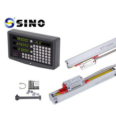 SINO SDS6-3V डिजिटल रीडआउट DRO 3 एक्सिस के साथ एलईडी स्क्रीन के साथ मिलिंग लेथ पीस मशीन के लिए