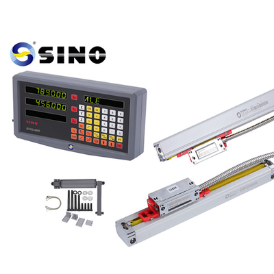 SINO SDS2-3MS 3-अक्ष डिजिटल रीडआउट सिस्टम DRO लात मिलिंग मशीन के लिए ग्लास रैखिक शासक