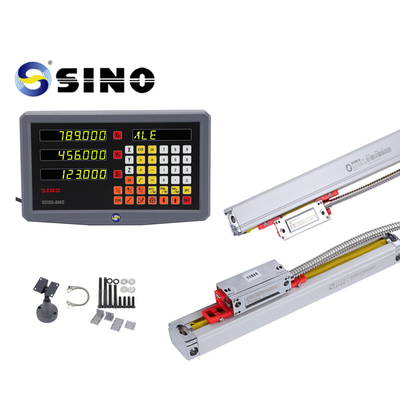 SINO SDS2-3MS 3-अक्ष डिजिटल रीडआउट सिस्टम DRO लात मिलिंग मशीन के लिए ग्लास रैखिक शासक