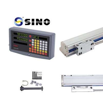 SINO डिजिटल रीडआउट सिस्टम SDS2-3MS डिजिटल डिस्प्ले रीडआउट DRO Lathe Milling Machine के लिए तीन अक्ष रैखिक एन्कोडर के साथ