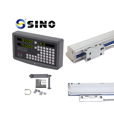 SINO SDS6-2V 2-अक्ष Dro डिजिटल रीडआउट डिस्प्ले रैखिक पैमाने एन्कोडर मिलिंग मशीन