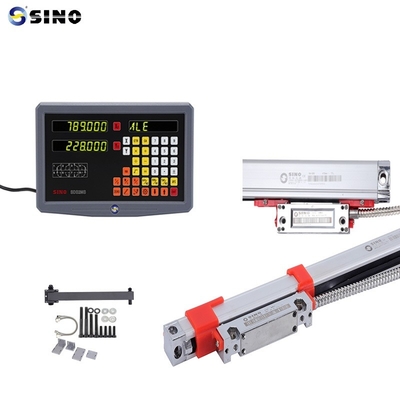 SINO SDS-2MS 2 अक्ष डिजिटल रीडआउट DRO फ्रिलिंग बोरिंग मशीनों के लिए रैखिक पैमाने एन्कोडर
