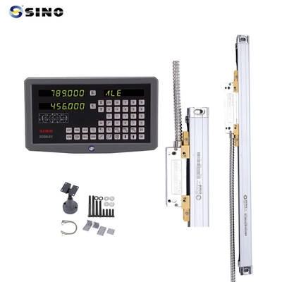 SDS6-2V मिलिंग लेथ 50-60Hz दो अक्ष SINO डिजिटल रीडआउट सिस्टम DRO