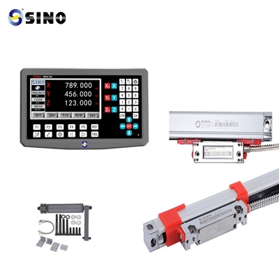 SINO SDS6-3V 2/3 एक्सिस डिजिटल रीडआउट क्लास लीनियर एंडोडर स्केल KA600-1300mm DRO डिस्प्ले 5um