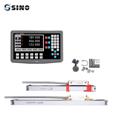 SINO SDS6-3V 2/3 एक्सिस डिजिटल रीडआउट क्लास लीनियर एंडोडर स्केल KA600-1300mm DRO डिस्प्ले 5um