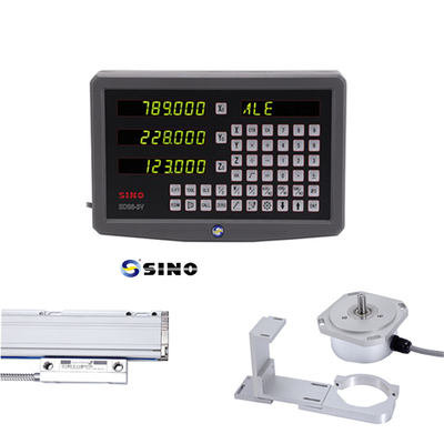 SINO SDS6-3VA 3 एक्सिस डिजिटल रीडआउट क्लास लीनियर एनकोडर 0.005 मिमी रिज़ॉल्यूशन TTL इनपुट के साथ