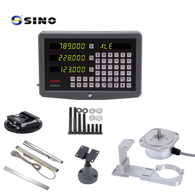 SINO SDS6-3VA 3 एक्सिस डिजिटल रीडआउट क्लास लीनियर एनकोडर 0.005 मिमी रिज़ॉल्यूशन TTL इनपुट के साथ