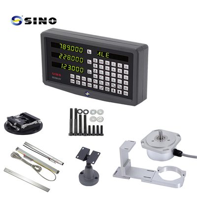 SINO SDS6-3VA 3 एक्सिस डिजिटल रीडआउट क्लास लीनियर एनकोडर 0.005 मिमी रिज़ॉल्यूशन TTL इनपुट के साथ