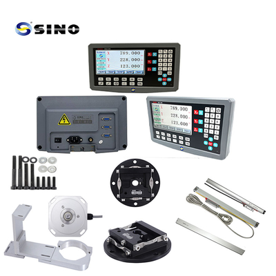 SINO SDS2-3VA 0.5um रिज़ॉल्यूशन DRO 3 एक्सिस डिजिटल रीडआउट मीटर RS422 सिग्नल लेथ मिल के लिए
