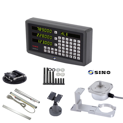 SINO SDS6-3VF डिजिटल रीडआउट धातु एलईडी 3 अक्षों के लिए फ्रिलिंग मशीन DRO प्रणाली बहुक्रियाशील
