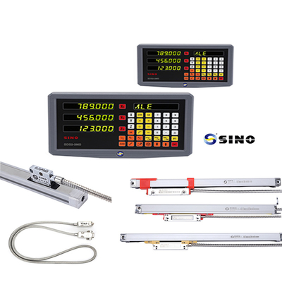 SINO SDS2-3MS डिजिटल रीडआउट सिस्टम के साथ 3-समन्वयित संख्यात्मक डिस्प्ले के लिए लथ और फ्रिलिंग मशीनों