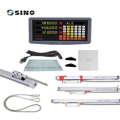 SINO SDS2-3MS डिजिटल रीडआउट सिस्टम के साथ 3-समन्वयित संख्यात्मक डिस्प्ले के लिए लथ और फ्रिलिंग मशीनों