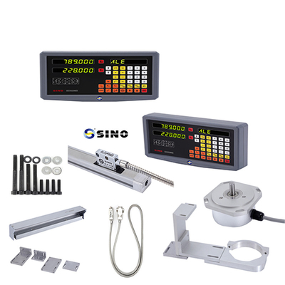 SINO SDS2MS 2 Axia DRO डिजिटल रीडआउट के लिए रैखिक एन्कोडर के साथ Lathe मिलिंग मशीन