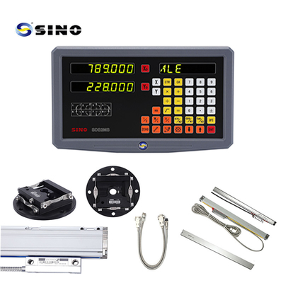 SINO SDS2MS 2 Axia DRO डिजिटल रीडआउट के लिए रैखिक एन्कोडर के साथ Lathe मिलिंग मशीन