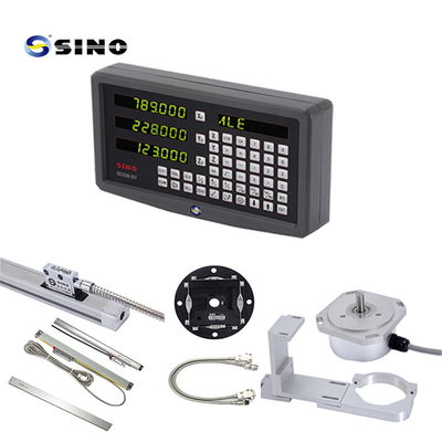 SINO SDS6-3V 3 अक्ष डिजिटल रीडआउट धातु एलईडी मिलिंग मशीन डीआरओ प्रणाली के लिए रैखिक एन्कोडर के साथ