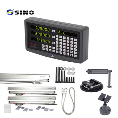 3 अक्ष SINO SDS6-3VE बहुउद्देश्यीय एलईडी डीआरओ, ईआईए-422-ए सिग्नल डिजिटल रीडआउट किट के साथ
