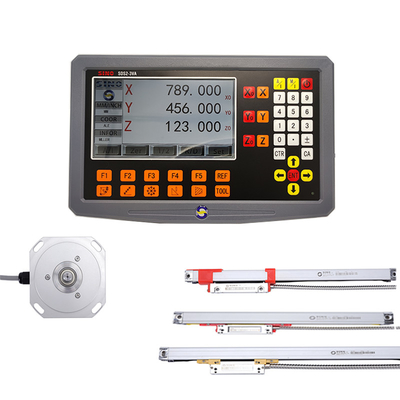 SINO 2 Axis RS422 SDS2-3VA DRO डिजिटल रीडआउट के साथ रैखिक एन्कोडर स्केल के साथ
