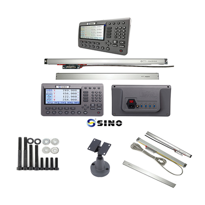 4 अक्ष SINO SDS 200 धातु एलसीडी डिजिटल रीडआउट सिस्टम 285x195x53 सेमी रैखिक एन्कोडर के साथ