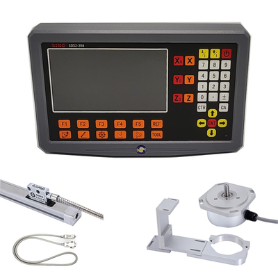 लेथ मिल मशीन का 3-अक्ष DRO डिजिटल रीडआउट SINO SDS2-3VA DRO Linear Scale Encoder का उपयोग करना