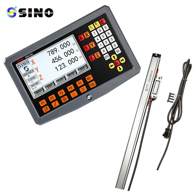 लेथ मिल मशीन का 3-अक्ष DRO डिजिटल रीडआउट SINO SDS2-3VA DRO Linear Scale Encoder का उपयोग करना