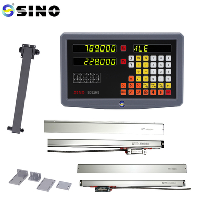 SINO 2 अक्ष डिजिटल डिस्प्ले रीडआउट मशीन SDS2MS रैखिक एन्कोडर AC 100-240V के साथ SINO डिजिटल रीडआउट सिस्टम SDS2MS बहुआयामी