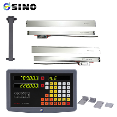 SINO SDS2MS डिजिटल रीडआउट 2 अक्ष ऑप्टिकल कोण रैखिक एन्कोडर लंबाई 7-102 सेमी