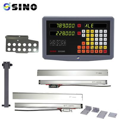 3-अक्ष डिजिटल रीडआउट सिस्टम DRO SINO SDS2-3MS Lathe फ्रिलिंग मशीन के लिए ग्लास रैखिक शासक