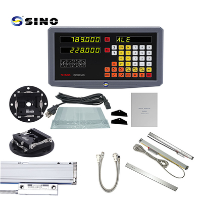 SINO 2-अक्ष लेथ डिजिटल रीडआउट सिस्टम SDS2MS AC 100-240V रैखिक पैमाने के साथ बहुक्रियाशील लेथ और मिलिंग मशीनों के लिए
