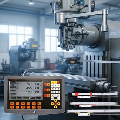 फ्रिलिंग मशीन पोजिशनिंग के लिए डीआरओ एलसीडी एसडीएस2 3 वीए डिजिटल डिस्प्ले