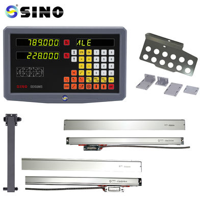 SINO Linear Magnetic Scale Dro Kit SDS2MS डिजिटल रीडआउट 2 एक्सिस फ्रिलिंग मशीनों के लिए
