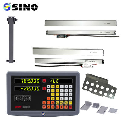 धातु प्रसंस्करण SDS2MS DRO सामान्य दो अक्षीय डिजिटल रीडिंग डिस्प्ले सटीकता के लिए