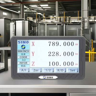 SINO 220V क्षैतिज SDS200S 3 अक्ष मिलिंग मशीनों के लिए माइजिटल रीडिंग माइजिटल रीडिंग