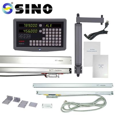 अच्छा दाम 100V-240V धातु एलईडी खराद मशीन डीआरओ 2 एक्सिस संकल्प 0.005 मिमी ऑनलाइन